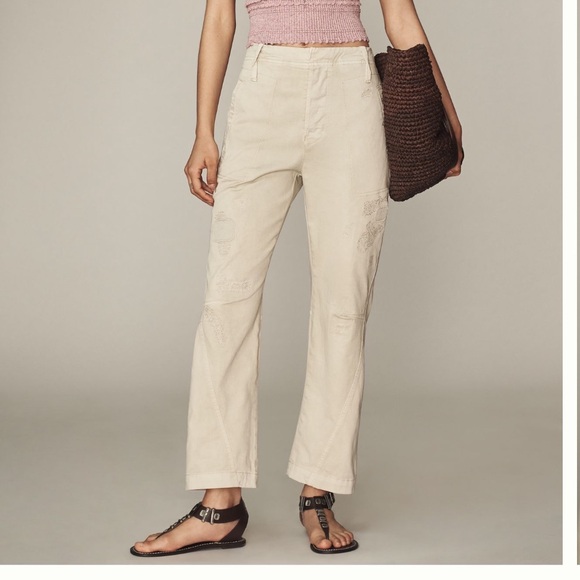 Anthropologie Pilcro Mended Slim Curve Pants Size 30